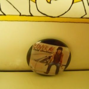 Bruce Springsteen Cover Me CBS Promo Pinback